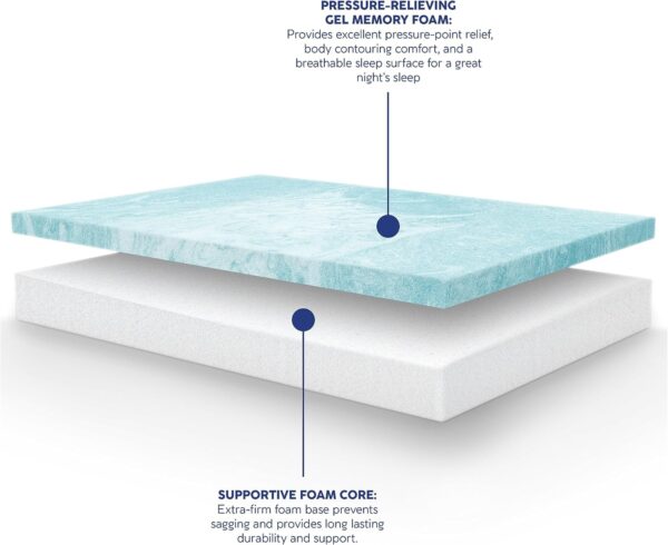 Vibe Heather Grey Gel Memory Foam Mattress – Comfort and Support Delivered - Image 4