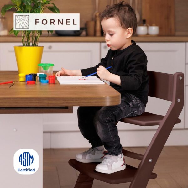 FORNEL Wooden High Chair for Babies and Toddlers - Image 2