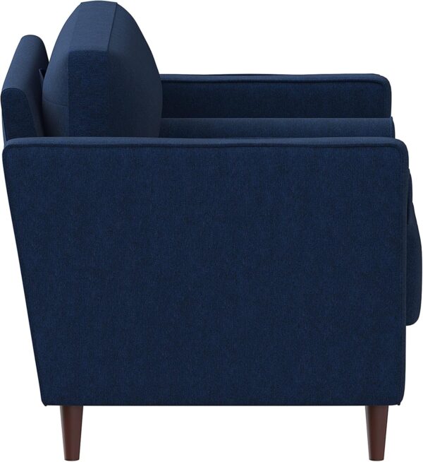 Lifestyle Solutions Lexington Armchair – Stylish Comfort in Navy Blue - Image 3