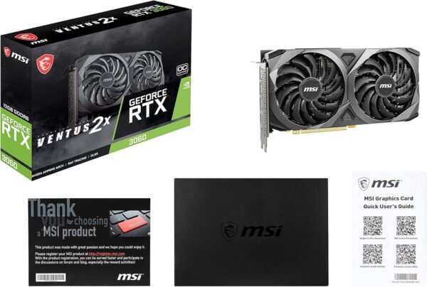 MSI Gaming GeForce RTX™ 3060 12GB GDDR6 Graphics Card - Image 5