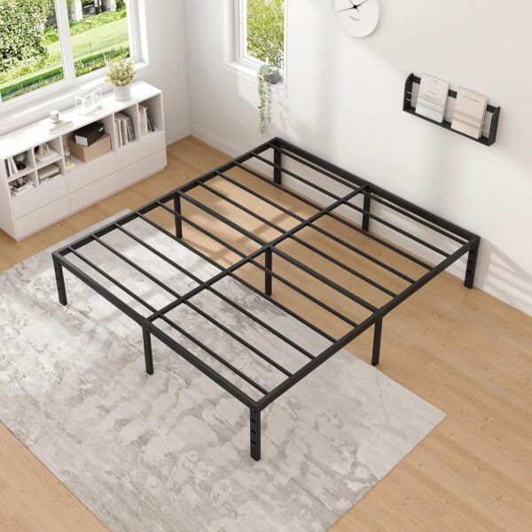 Metal Bed Frame – Sleek, Sturdy, and Functional The Bed Heavy Duty Frame Bed, Sturdy Full Size Bed Frame, Suitable for Bedroom, Full - Image 3