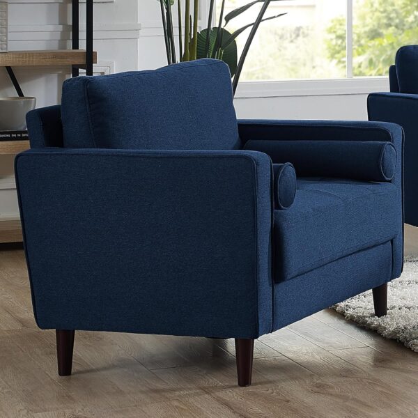 Lifestyle Solutions Lexington Armchair – Stylish Comfort in Navy Blue - Image 4